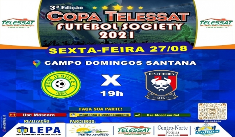 Copa Telessat de Futebol Society inicia hoje com 11 equipes na disputa