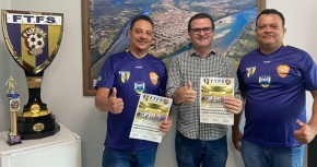 Pedroafonsinos que vão comandar a FTFS visitam prefeito Joaquim Pinheiro